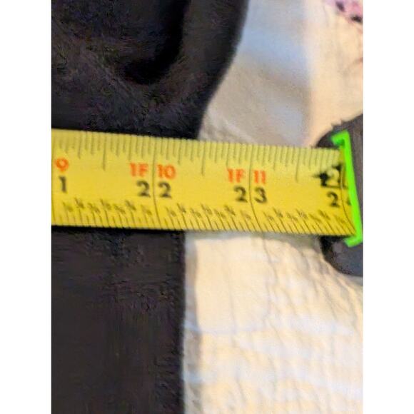 Black Brown Made in Italy 100% Extra Fine Merino Wool Quarter Zip Sweater Mens L - Picture 8 of 10